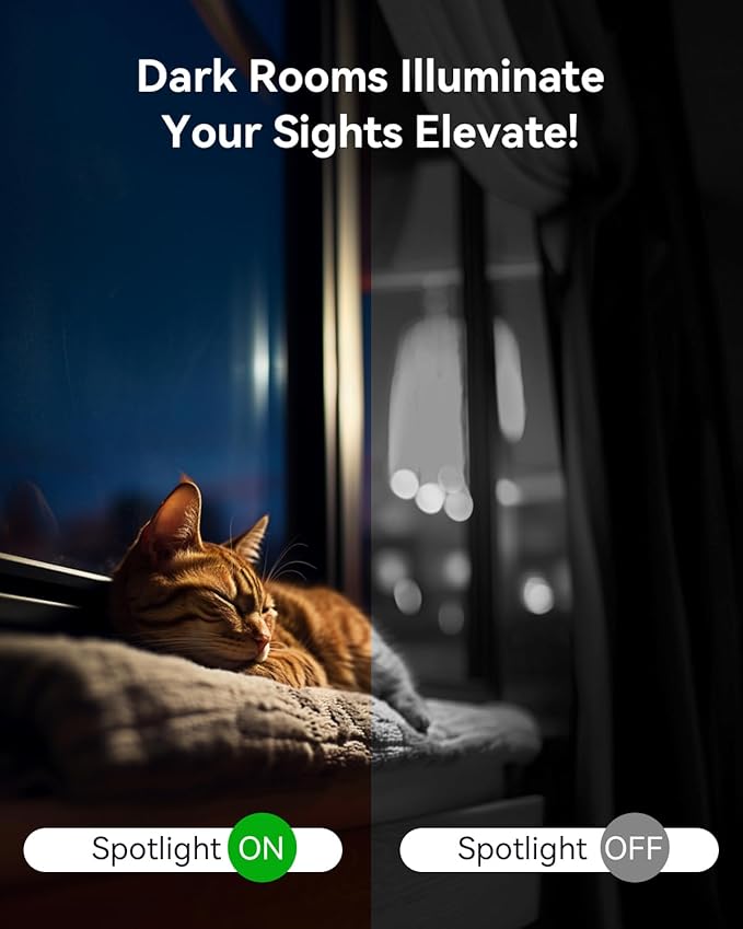 blurams 5G Indoor Camera, 2K Nanny Cam, 360° PTZ Pet Camera with Phone App, One-Touch Call, Color/IR Night Vision, Dual-Band Wi-Fi, Motion Tracking, Compatible with Alexa(2Pack)