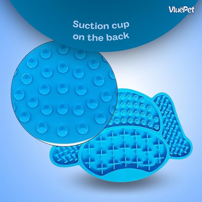 VALUEPET | Dog Lick Mat - Silicone Lick Mat for Anxiety Relief- Slow Feeder Licking Pad for Butter, Yogurt, & Peanut - Suitable for Dog Training, Boredom Reducer, Bathing & Grooming- DOG | 6.6 Inch