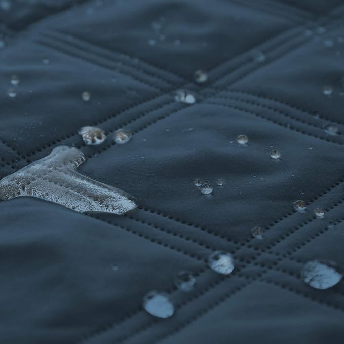 Ameritex Waterproof Dog Bed Cover Pet Blanket with Anti-Slip Back for Furniture Bed Couch Sofa (40x50 Inch (Pack of 1), Navyblue)