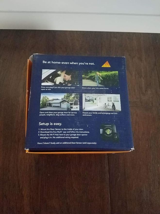 Chamberlain MyQ Smart Garage Hub - Wi-Fi enabled Garage Hub with Smartphone Control, Model MYQ-G0301, Old Version, Black