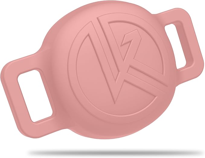 Tile Sticker Cat Collar Holder (2024): The Smallest, Lightest, and Most Comfortable Tracking Case for Cats - Track Your Pet with iPhone Samsung Android Device - Life360 for Boy Girl Kittens (Pink)