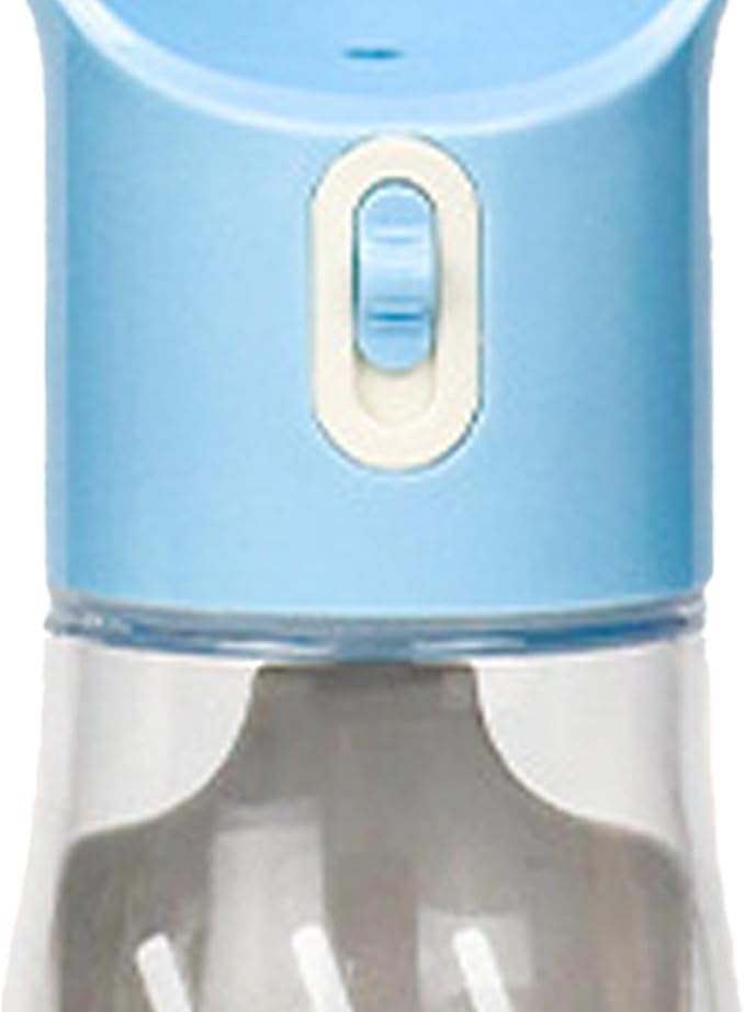 Portable Pet Water Bottle Leakproof Design, Dual Compartment, One Button Hydration, Lightweight Lanyard, Travel Dog Water Dispenser for Outdoor Activities (-2118230001912)