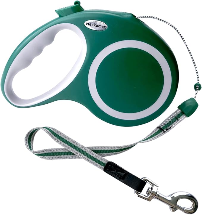 Retractable Dog Leash, Meekamar 30 FT Dog Walking Leash for Medium Large Dogs up to 77 lbs, Heavy Duty No Tangle, Large