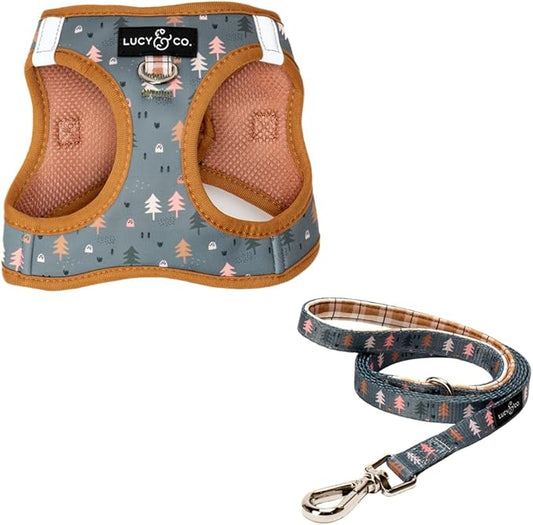 Lucy & Co. Take a Hike Step-in Cat Harness & Leash Bundle – Reflective, Breathable & Adjustable Harness for Cats, Kittens & Small Dogs, Lightweight & Secure and Dual Leash Clips – X-Small