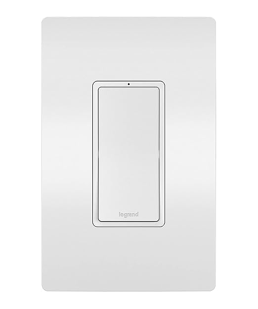 Legrand Radiant WNRL10WH Smart Switch with Netatmo, Compatible with Alexa, Google Assistant & Apple HomeKit, White (1 Count)