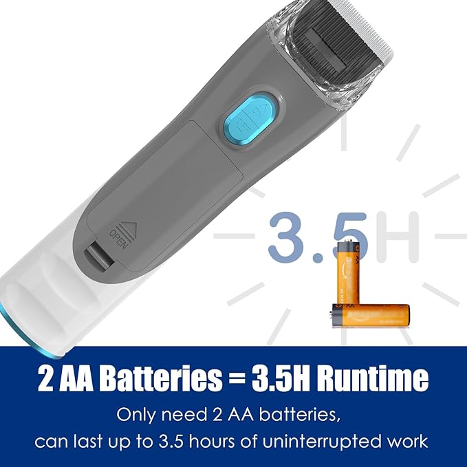 Pet Grooming Kit with 3.4L Oversized Vacuum Suction - 99% Pet Hair Removal - Professional Dog Clippers & Shedding Tools for Cats, Teddy, Poodle, Golden Retrievers (Pearl White)