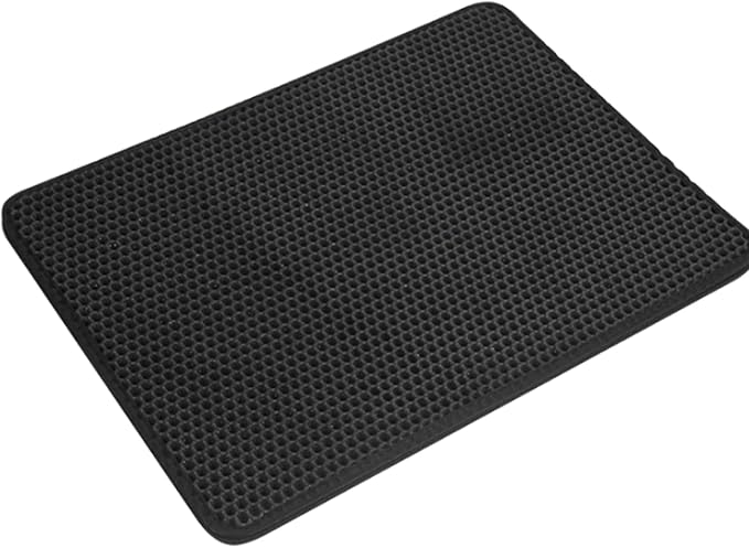 Cat Litter Mat Litter Tray Mat,Double Layer Design Waterproof Urine Proof Trapper Mat and Water Scatter Control Washable XS-XXL