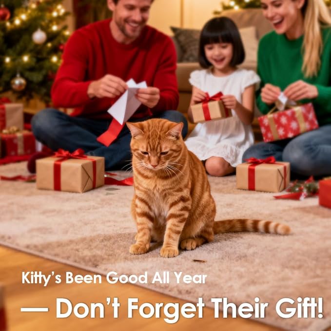 Mooncat Waterless Shampoo, Paw Balm & Dental Wipes – Cat Grooming Kit – Best Stocking Stuffers for Women, Mom & Pet Lovers – Christmas Set