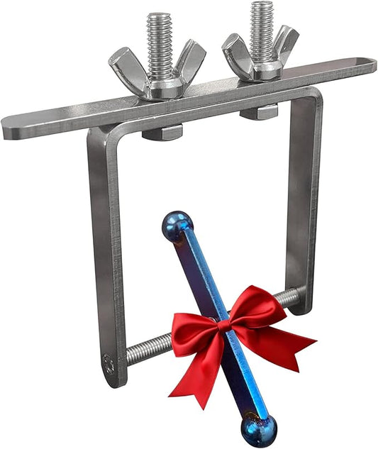 Blue Flamed Spinner Bird Toy with Traveling Spinner | Durable Puzzle Enrichment Toy | Spinner Toy for Medium to Large Birds Like Cockatoos, Parrots, Macaws, Greys, Parakeets | Bird Cage Accessories