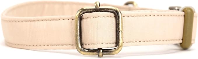 Personalized Dog Collar with Name and Phone Number Engraved,Adjustable Custom Puppy Collar,Organic Cotton Pet Collar for Small Medium Large Boy Girl Dogs