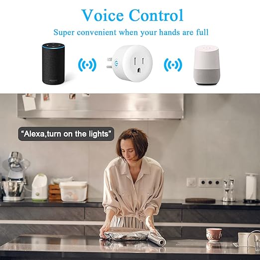 Smart Plug,DOGAIN Zigbee Smart Plugs Outlet Works with ST and Echo Plus Hub Voice Control Compatible with Alexa and The Google Assistant (Hub Required)(2 Pack)