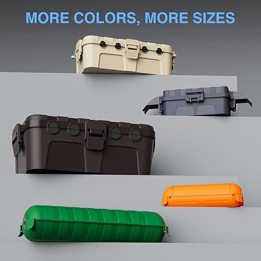 Flemoon IP54 Waterproof Box with Large Capacity Outdoor Weatherproof Box, Gray