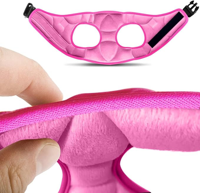 Comfort Fit Dog Harness No Pull No Escape Harness Adjustable Buckles Extra Comfort Soft Padded Choke Step In Dog Vest with Easy Control Handle for Small Medium Large Dogs & Puppies Inside Velvet Plush