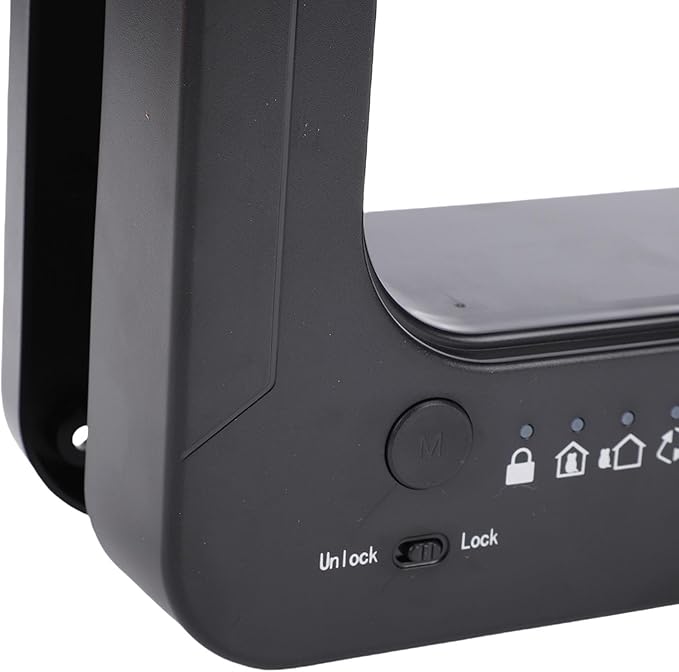 Pssopp Automatic Sensing Pet Door Smart Cat Door, Automatic Electric Sensing Easy Installation Cat Flap for Kitty Kittens Doggie