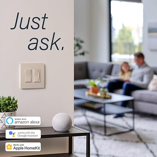 Legrand Radiant WNRR15LA 15 Amp Smart Outlet with Netatmo, Compatible with Alexa, Google Assistant & Apple HomeKit, 15A, Light Almond (1 Count)