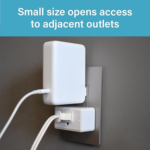 Legrand Radiant® Wi-Fi Matter Smart Plug Matter Hub Required 15A, Easy Setup, Enhanced Compatibility with Apple HomeKit, Google Home, Alexa & SmartThings, Easy Wi-Fi Connectivity w/ Matter (4 Pack)