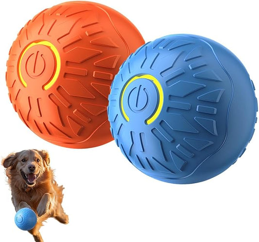 Interactive Cat Dog Toys, 2026 Smart Automatic Moving Ball Toys for Indoor Dogs Cats, Self-Rolling Interactive Cat Dog Toy Ball for Small/Medium Dogs (Mix)