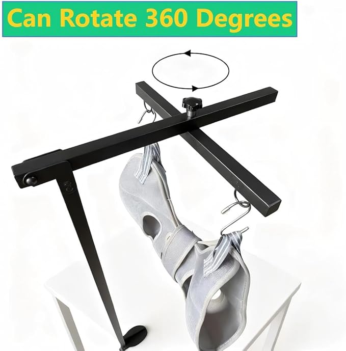 360 Rotatable Dog Grooming Arm with Clamp,Foldable Adjustable Height Dog Grooming Table Arm with Hammock and Restraint Dog Leashes,Pet Grooming for Small Medium Dogs at Home or Salon