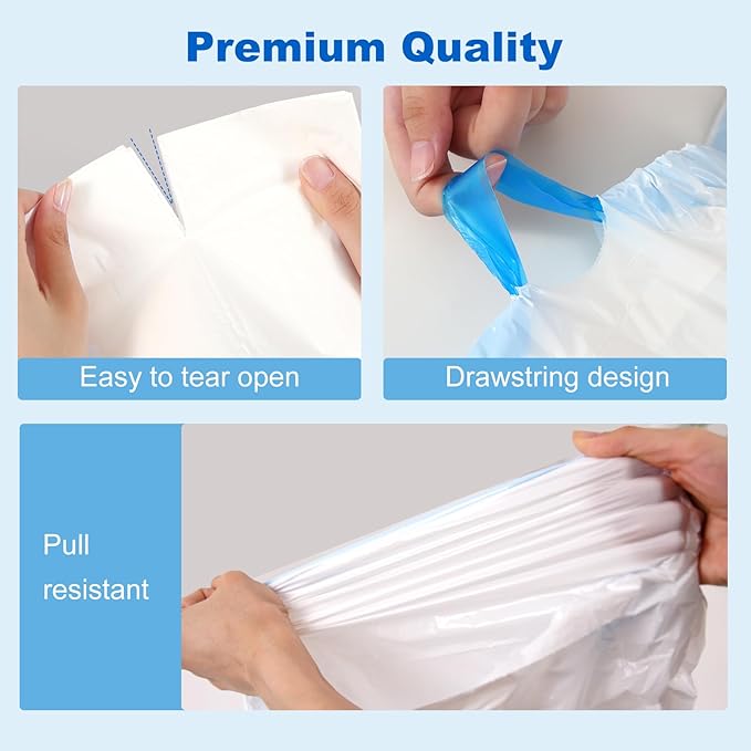 100 Count Litter Box Liners for Litter Robot 4 and 3 Waste Bags, Leak Proof Replacement Jumbo Cat Litter Box Liners, 26" x 24" Extra Thick Cat Litter Bags, Durable Waterproof Litter Bags