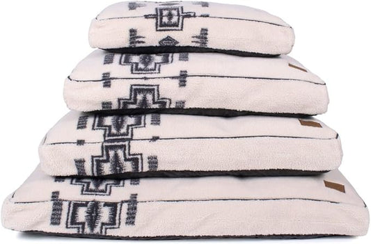 Pendleton Harding Tonal Berber Napper Dog Bed in Natural, M
