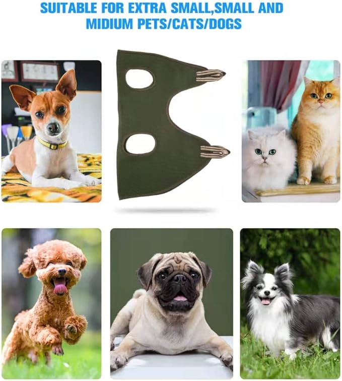 10 in 1 Dog Pet Grooming Hammock Harness with Nail Clippers/Trimmer,Dog Nail Hammock, Grooming Sling for Nail Clipping Hanging Harness Restraint for Claw Care