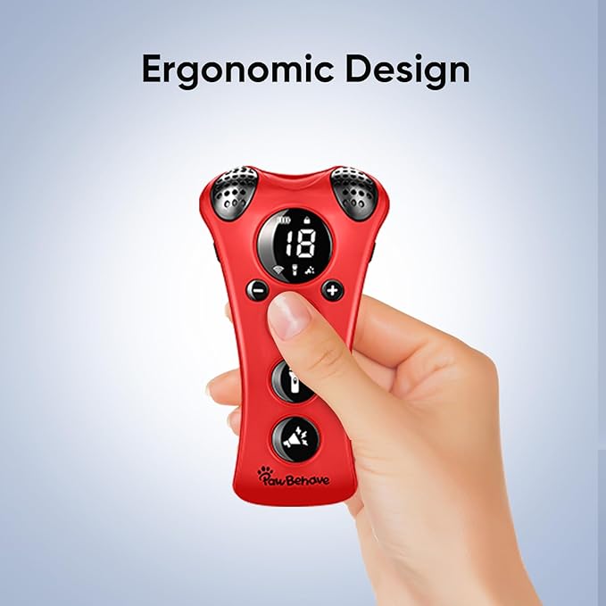 Ultrasonic Dog Bark Deterrent Device –10-Level Adjustable Anti Barking Trainer with Flashlight, Strobe, E-Clicker(18 Whistle Sounds)–No Shock, Collar-Free Dog Behavior Correction Devices