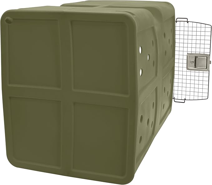 dakota283 D2-G3XLG-FRM-OLI Extra Large Kennel - Frame Door - Olive