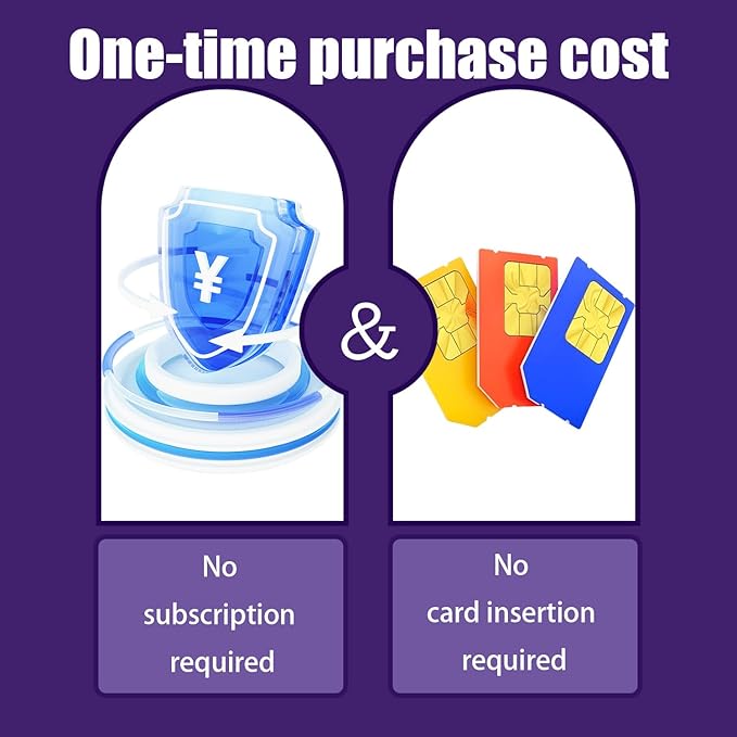 GPS Tracker for Vehicles,Cars,Kids,Pets,and Motorcycles | Real-Time Location Tracking | No Monthly Fee No Subscription | Mini Hidden GPS Tracker Device for Car,Dog,Elderly,and Personal Use