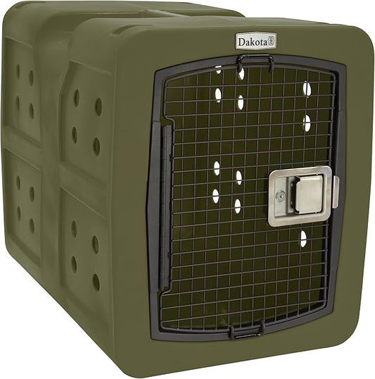 dakota283 Dakota 283 Medium Kennel -Frame Door- Olive