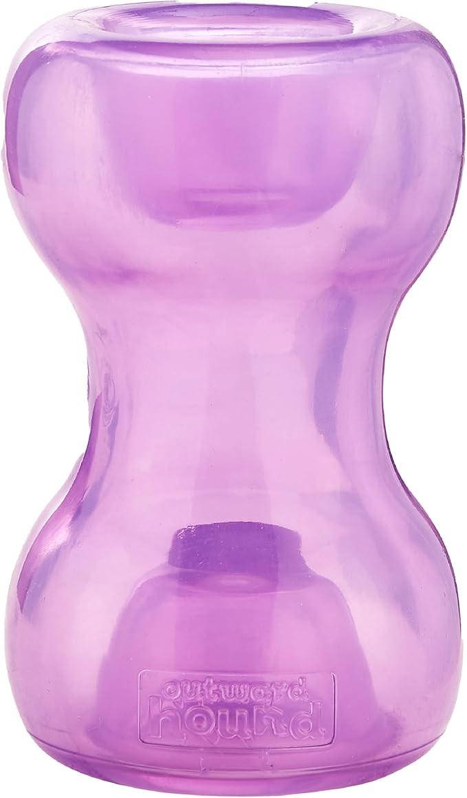 Outward Hound Double Snoop Interactive Treat Dispensing Dog Toy, Puzzle Ball Slow Feeder for Medium to Large Dogs, Mint-Scented for Mental Stimulation & Boredom Relief, 6-inch