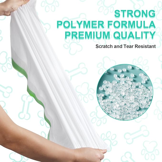 60 Count Thick Self-Cleaning Cat Litter Box Liners Bag Fit For MW-SC01/MW-SC02/MW-LR01, Drawstring Heavy Duty Pet Litter Receptacles Bags Compatible with Automatic Cat Litter Box-18" * 12"