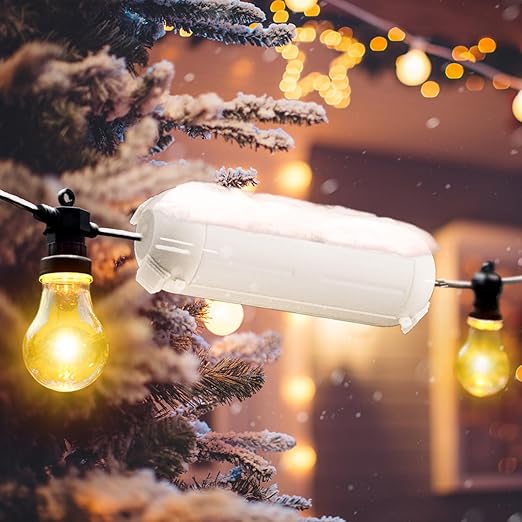 RESTMO 5-Piece Outdoor Waterproof Electrical Box Set – 12.5" x 8.5" x 5" Large & 7.1" x 2.3" x 2.3" Small, Weatherproof Boxes for Power Strip, Outlet, Plug, Socket, Timer, Holiday Light, White