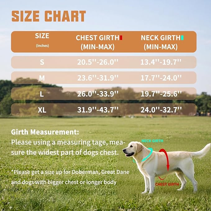 AUROTH Dog Harness and Leash Set, Soft Padded No Pull Dog Harness with 5.25FT Dog Leash, No Choke, Easy On Pet Vest, Adjustable Reflective Dog Vest Small Sized Dog, Easy Walking and Training