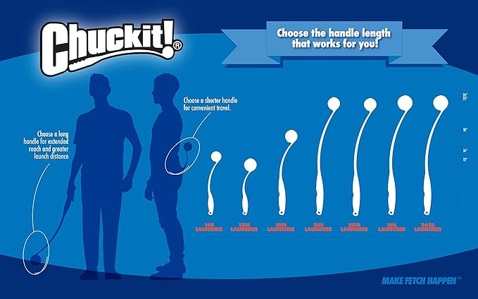 Chuckit! Glow in the Dark Bouncy Balls - Ball for Dogs, Chuckit Dog Toy, Max Glow Balls - Small, 2 Inch, Pack of 1