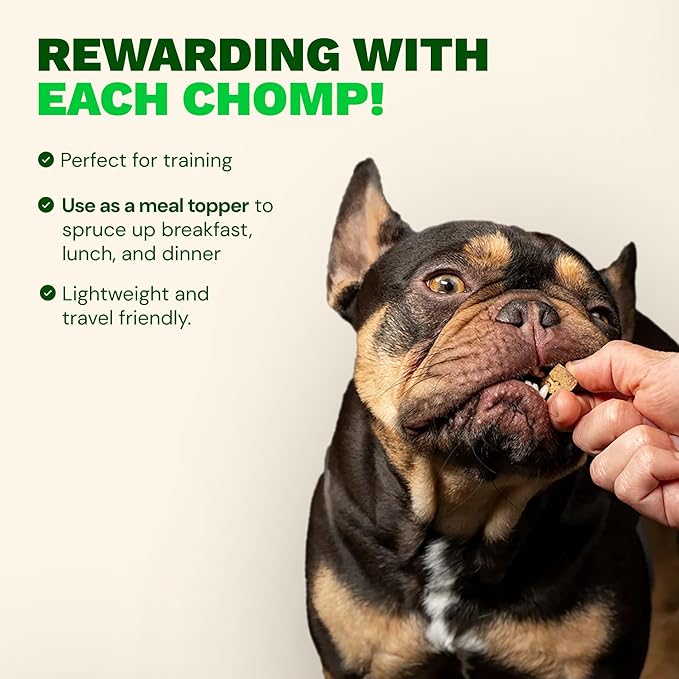 Get Joy Freeze Dried Superfood 100% Beef Kidney Dog Treats, 4 Ounce Bag (Pack of 3), Single Ingredient Organ Meat, High Protein, Immune Health, Muscle Repair, Grain Free, Gluten Free, Made in USA