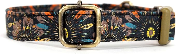 Personalized Dog Collar with Name and Phone Number Engraved,Adjustable Custom Puppy Collar,Organic Cotton Pet Collar for Small Medium Large Boy Girl Dogs