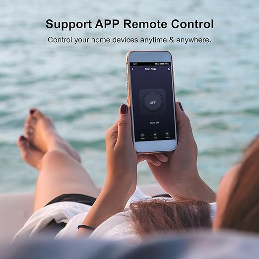 Smart Plug, WiFi Plugs Work with Alexa & Google Assistant, Smart Outlet with Timer & Group Controller, WiFi Outlet for Home, No Hub Required, ETL & FCC Certified, 2.4GHz WiFi, 10A, 4 Pack