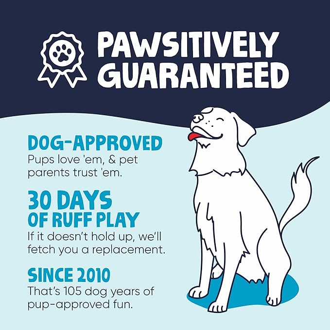 goDog Wildlife Rabbit Squeaky Plush Dog Toy with Chew Guard Technology, Durable Fabric & Squeaker for Active Play, Brown, Large