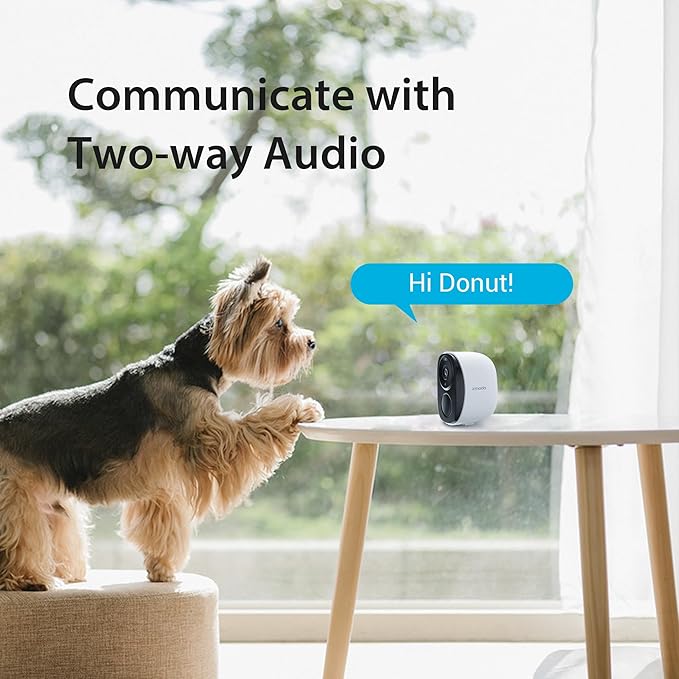 Zmodo 2 Security Cameras – Indoor Mini Pro + Wireless Outdoor/Indoor Battery Cam – Night Vision, AI Motion Detection, 2-Way Audio, Alexa Compatible, Cloud/SD Storage