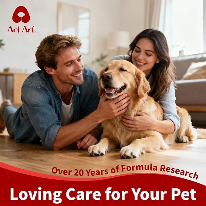 Arf Arf Tearless Puppy & Kitten Shampoo with Oatmeal & Honey - Gentle, Soothing Formula for Sensitive Skin & Soft Fur - 16oz