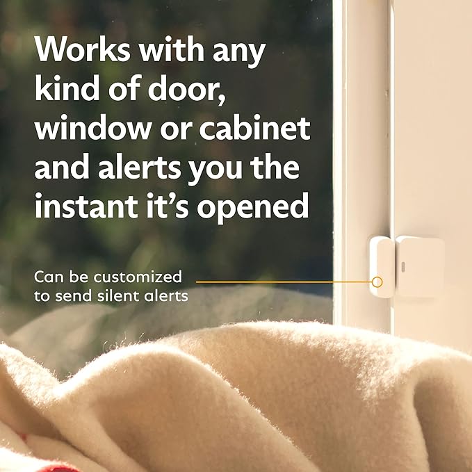 SimpliSafe 5 Piece Wireless Home Security System - Optional 24/7 Professional Monitoring - No Contract - Compatible with Alexa and Google Assistant,White