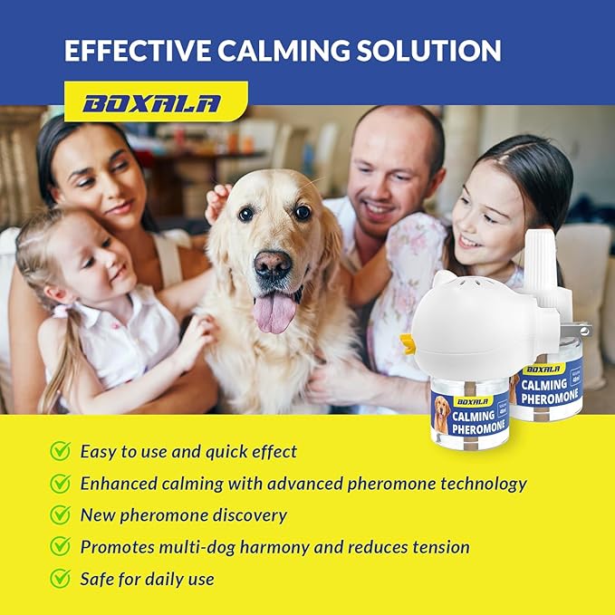 Pheromone Diffuser for Dogs: Calming Pheromone Diffuser Kit - Dog Calming Diffuser - Calming Pheromones - Dog Anxiety Relief (X Large)