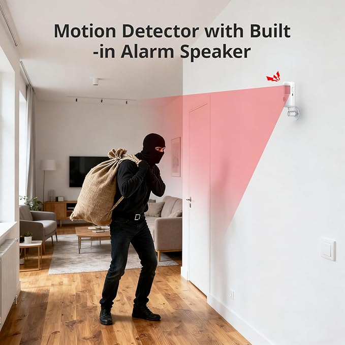 Alarm System for Home Security,2025 Upgraded Wireless Security System with WiFi+GSM/4G Instant App Alerts & Auto Alarm Dial,Door/Window Sensors Compatible with Alexa/Google NO Monthly Fees