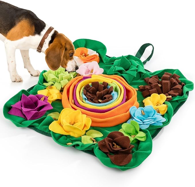 PUHOHUN Snuffle Mat for Dogs -Interactive Dog Toys to Keep Them Busy | Puppy Puzzle Slow Feeder Treat| Dog Lick Mat Enhancement