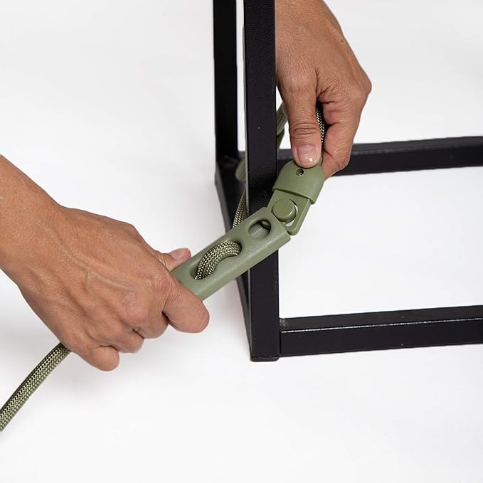 Army Green 4-in-1 Hands-Free Dog Leash – Adjustable for Crossbody, Waist, Long Leash, or Tether Use – Stylish, Lightweight, and Comfortable for Everyday Walks