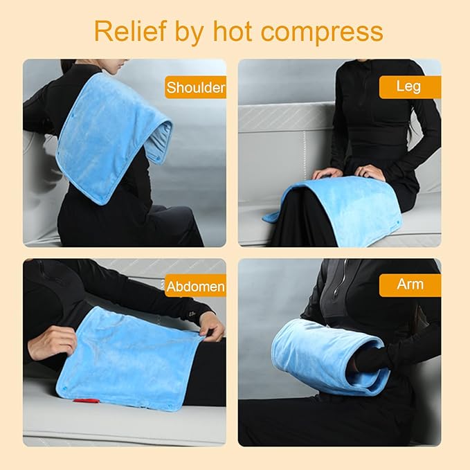 Pet Heating Pad, Dog Cat Pad for Warm Comfort, Rechargeable 23x11 Inch Waterproof Mat with Soft and Adjustable Temperature, Pet Accessory for Puppy Cats Small Dogs Women Men Kitten Cold Home