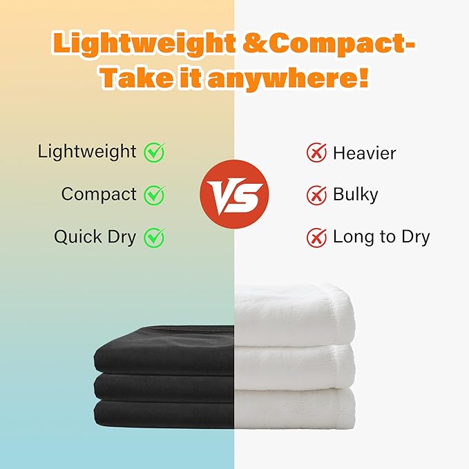 Catalonia Waterproof Blanket for Bed, Reversible Fleece Couch Sofa Furniture Protector, Leak Proof Dog Blankets, Black