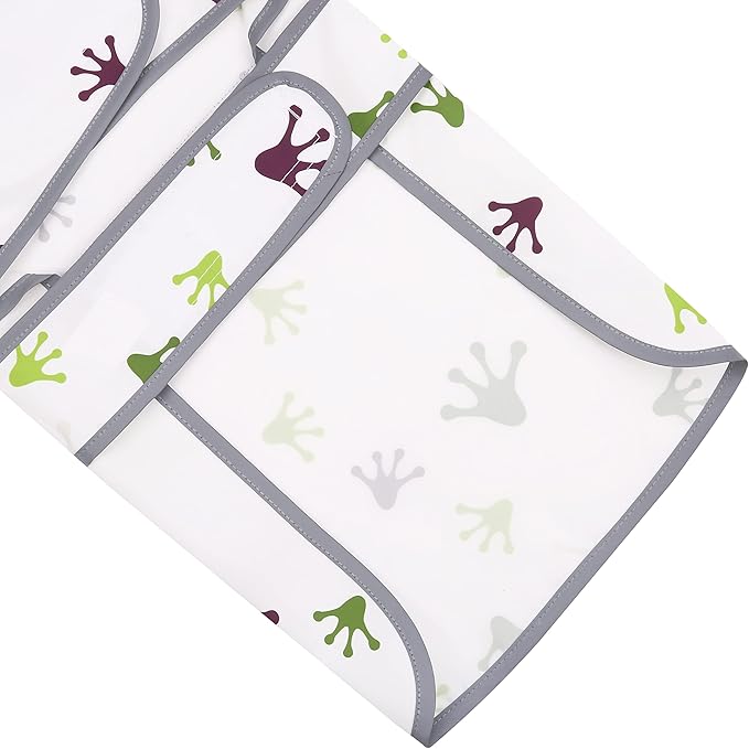 Dog Raincoats for Large Dogs Waterproof Hooded Rain Jacket with Reflective Strips Leash Hole & Poncho Adjustable Fit (FrogPaw,L)