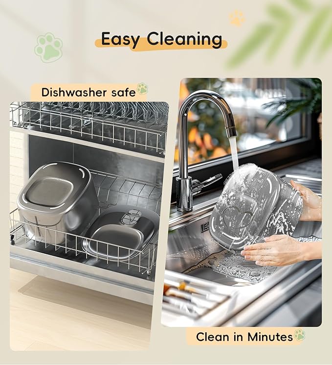 Cat Water Fountain Stainless Steel, 138fl.oz / 4.1L Wireless Cat Fountain, Pet Water Dispenser Cordless for Cats & Dogs Indoor