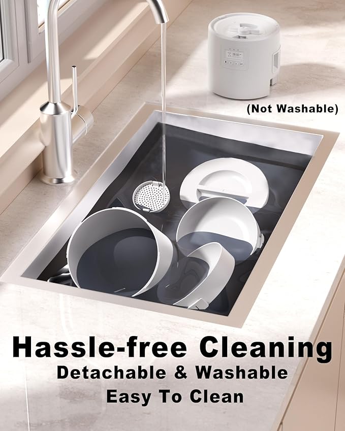 Automatic Cat Feeder for 2 Cats,Dual Bowl Dry Food Dispenser with Portion Control & 10s Voice Recorder,Timed Feeding,Dual Power,Quiet Operation(White, ABS Dual Bowls)